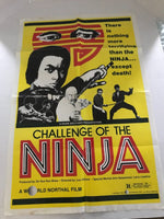 Challenge of the Lady Ninja Original One Sheet Movie Poster 1980 Shaw Brothers