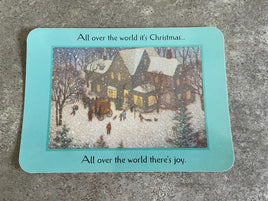 Rare Vintage Hallmark Christmas Postcard New and Unused Card