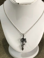 Magic Dragon Sword Necklace Charm Game of Thrones Horror Lovers Gift