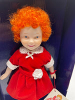 Vintage 1982 Little Orphan Annie Doll Applause Porcelain Doll New Original Box