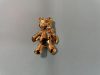 Vintage AAI Christmas Teddy Bear Brooch Women's Lapel Pin