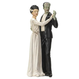 Frankenstein & Bride of Frankenstein Wedding Dance Statue Gothic Love Monsters