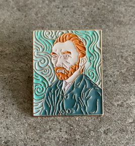 Self Portrait Vincent Van Gogh Art Artist Lapel Pin Fine Art Lovers Gift