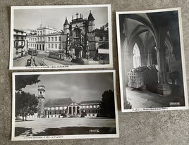 Vintage Real Photo Postcards Portugal Tourists Hotel Cards