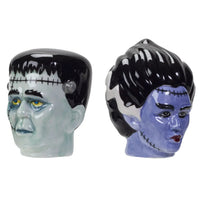 Frankenstein & Bride of Frankenstein Salt & Pepper Shakers Mini Horror Statue