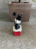 Vintage Hallmark Keepsake Christmas Mouse Ornament Wee Chimney Sweeper 1987 Mice