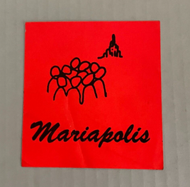 Rare Vintage 1980's Decal Sticker Mariapolis San Paolo Brazil Tourist