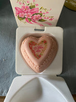 Vintage Avon "A Token of Love" Special Occasion Fragranced Heart Soaps Unused