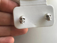 Gothic Skull Mini Stud Earrings Horror Lovers