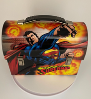 Vintage 2001 Superman Lunchbox Tin Box Superman DC Comics Lunchbox Super heroes