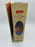 Vintage 1982 Little Orphan Annie Doll Applause Porcelain Doll New Original Box