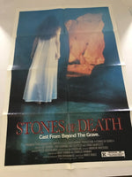 Rare Vintage Stones of Death One Sheet Movie Poster 1988 Horror Film