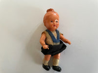 Vintage 1950's Red Letter Day School Hansel and Gretel Posable Baby Dolls