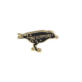 Edgar Allan Poe Pin Edgar Allan Poe Nevermore Gothic Raven Lapel Pin Pinbacks