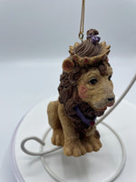 Vintage Wizard of Oz Cowardly Lion Ornament figurine Smithsonian Christmas