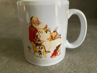 Estate Sale Norman Rockwell Sleeping Santa Christmas Coffee Tea Mug Holiday