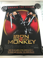 Iron Monkey Original One Sheet Movie Poster 2001 Donnie Yen Kung Fu Film