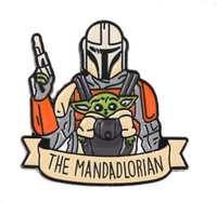 Star Wars The Mandalorian Mondo and Grogu Lapel Pin Baby Yoda