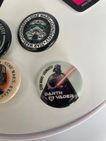 Loungefly Star Wars Disney set of 4 Buttons Darth Vader Stormtroopers Pins