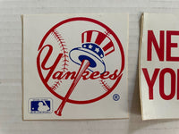 Vintage Bumper Sticker New York Yankees Baseball 1980's MLB NY