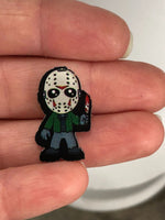 Jason Vorhees Acrylic Horror Stud Earrings Friday the 13th Movie Lovers Gift