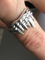 Adjustable Demon Monster Teeth Metal Ring