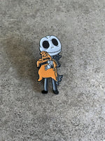 Nightmare before Christmas Jack Skellington & Oogie Boogie Lapel Pin