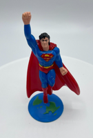 Vintage Wilton Superman Cake Topper Superman Figure 1993 Superman PVC Mini Doll