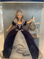 Vintage Millennium Princess Barbie Doll New in Box Mattel 1999 Happy New Year's