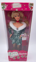 Vintage Festive Season Barbie Doll 1997 Special Edition Christmas Stocking