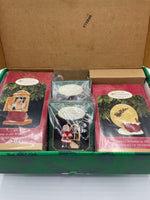 Hallmark The Night Before Christmas 1997 Membership Kit 4 Keepsake Ornaments New