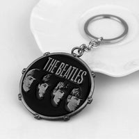 The Beatles Double Sided Medallion Keychain Music Lovers Valentines Day Gift