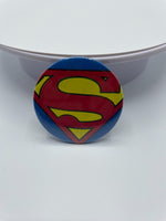 Vintage Superman Button Superman Comic Logo Pin Superman Pinback