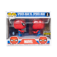 Funko Pop Spider Man Imposter Figure 2 Pack 60's Animated Series EE Exclusive