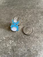 Blue and White Totoro Anime Lapel Pin Hayao Miyazaki Cartoons