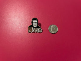 The Misfits Punk Rock Band Horror Skull Lapel Pin Horror Music