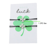 Four Leaf Clover Irish Good Luck Charm Friendship Bracelets St. Patrick's Day