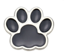 Dog Puppy Paw Print Lapel Pin Fur Mom Pinbacks Lovers Gift