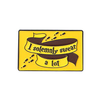 Harry Potter I Solemnly Swear A Lot Funny Lapel Pin Parody