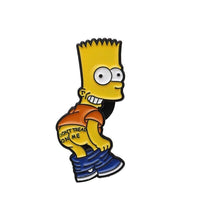 Bart Simpson Don't Tread On Me Funny Parody Lapel Pin 2nd Amendment 2A Gift