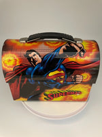 Vintage 2001 Superman Lunchbox Tin Box Superman DC Comics Lunchbox Super heroes