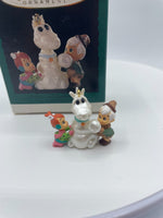 Hallmark The Flintstones Pebbles and Bamm-Bamm Miniature Keepsake Ornament 1995