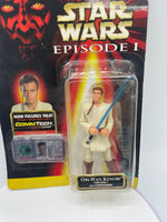 Vintage Star Wars Episode 1 Obi-Wan Kenobi Jedi Duel Action Figure .00 Card 1998