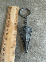 Star Wars Star Destroyer 1 Silver Metal Keychain Sci Fi Fan Gift Darth Vader