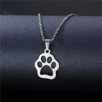 Paw Print Necklace Cat Dog Fur Mom Lovers Gift Mothers Day Easter Birthday