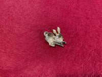 Vintage Rhinestone Easter Bunny Rabbit Brooch Lapel Pin Jewelry Signed Avon