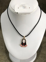 No Face Kaonashi Flowers Anime Necklace Charm Spirited Away Hayao Miyazaki