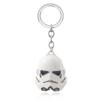 Star Wars Stormtrooper Helmet Metal Keychain Sci Fi Fan Gift Bag Clip Ornament