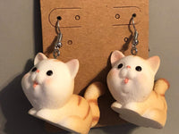 Happy Cat 3D Dangle Earrings