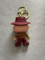 Freddy Kruger Figure Keychain Bag Clip Ornament A Nightmare on Elm Street Gift